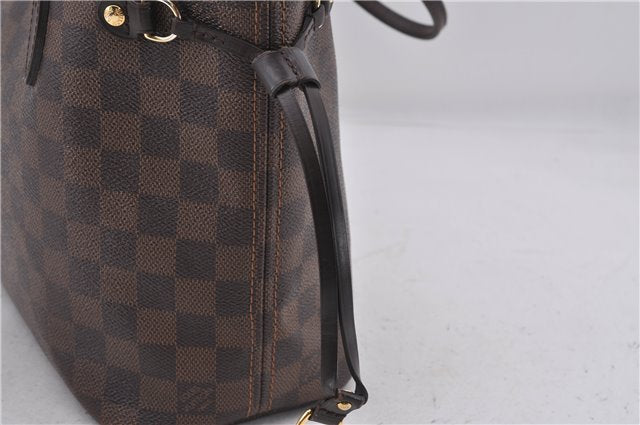 Authentic Louis Vuitton Damier Neverfull PM Tote Bag N51109 LV 6820D