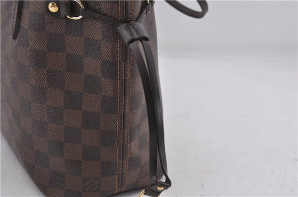 Authentic Louis Vuitton Damier Neverfull PM Tote Bag N51109 LV 6820D