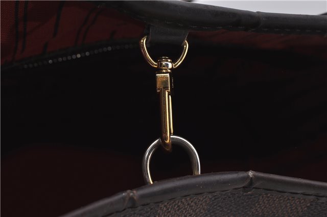 Authentic Louis Vuitton Damier Neverfull PM Tote Bag N51109 LV 6820D