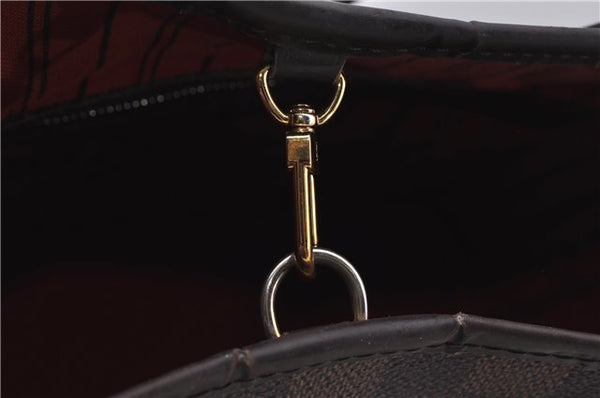 Authentic Louis Vuitton Damier Neverfull PM Tote Bag N51109 LV 6820D