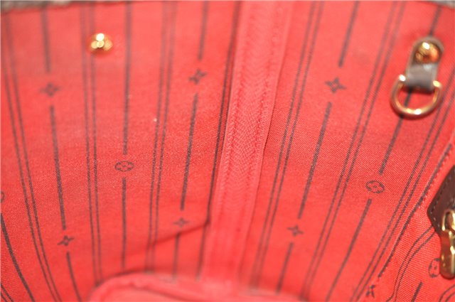 Authentic Louis Vuitton Damier Neverfull PM Tote Bag N51109 LV 6820D