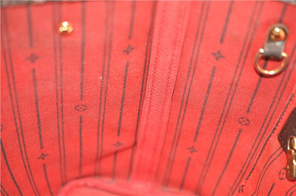 Authentic Louis Vuitton Damier Neverfull PM Tote Bag N51109 LV 6820D