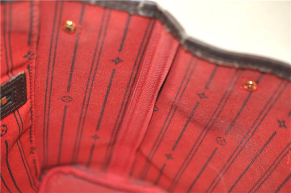 Authentic Louis Vuitton Damier Neverfull PM Tote Bag N51109 LV 6820D