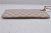 Authentic Louis Vuitton Damier Azur Neverfull Pouch Purse Clutch LV 6964D