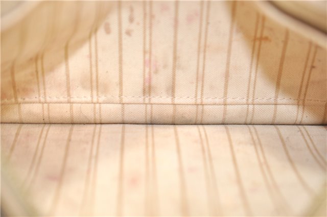 Authentic Louis Vuitton Damier Azur Neverfull Pouch Purse Clutch LV 6964D