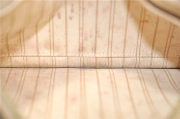 Authentic Louis Vuitton Damier Azur Neverfull Pouch Purse Clutch LV 6964D