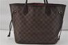 Authentic Louis Vuitton Damier Neverfull MM Shoulder Tote Bag N51105 LV 6991D