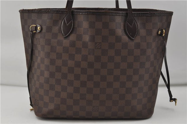 Authentic Louis Vuitton Damier Neverfull MM Shoulder Tote Bag N51105 LV 6991D