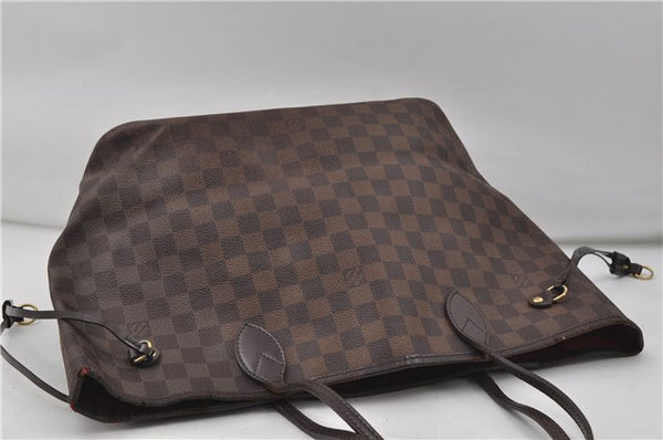 Authentic Louis Vuitton Damier Neverfull MM Shoulder Tote Bag N51105 LV 6991D