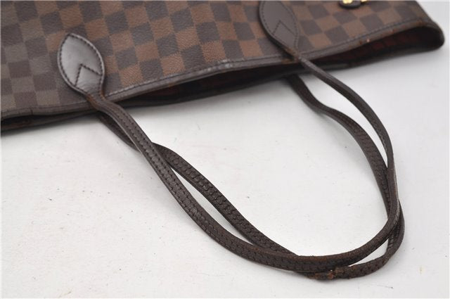Authentic Louis Vuitton Damier Neverfull MM Shoulder Tote Bag N51105 LV 6991D