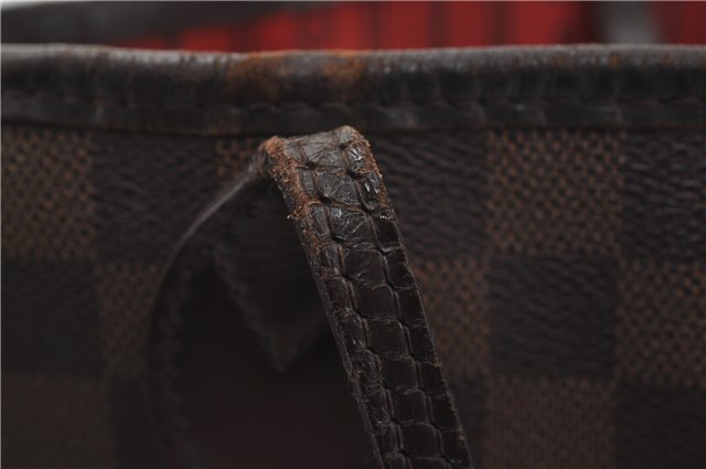 Authentic Louis Vuitton Damier Neverfull MM Shoulder Tote Bag N51105 LV 6991D