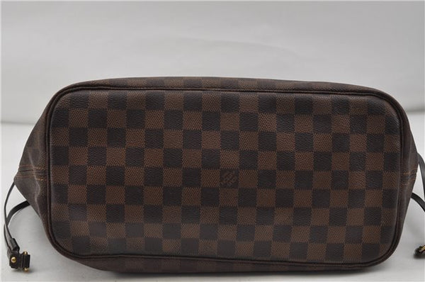 Authentic Louis Vuitton Damier Neverfull MM Shoulder Tote Bag N51105 LV 6991D