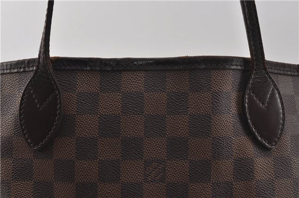 Authentic Louis Vuitton Damier Neverfull MM Shoulder Tote Bag N51105 LV 6991D