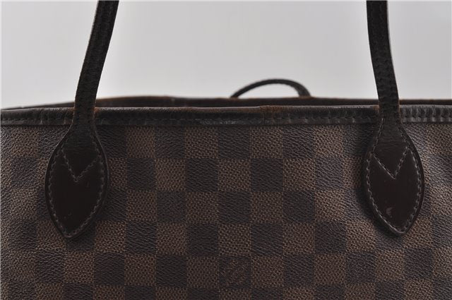 Authentic Louis Vuitton Damier Neverfull MM Shoulder Tote Bag N51105 LV 6991D