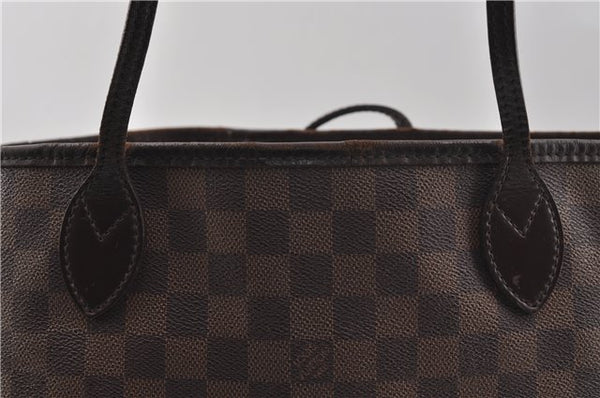 Authentic Louis Vuitton Damier Neverfull MM Shoulder Tote Bag N51105 LV 6991D