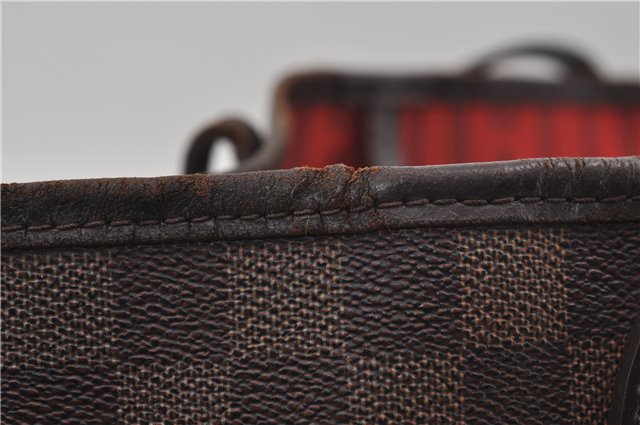 Authentic Louis Vuitton Damier Neverfull MM Shoulder Tote Bag N51105 LV 6991D