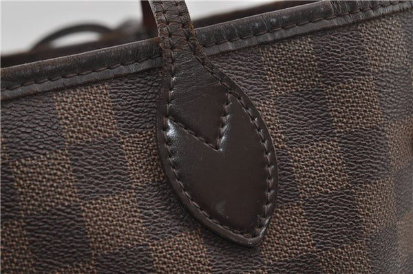 Authentic Louis Vuitton Damier Neverfull MM Shoulder Tote Bag N51105 LV 6991D