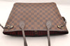 Authentic Louis Vuitton Damier Neverfull PM Shoulder Tote Bag N51109 LV 7011I