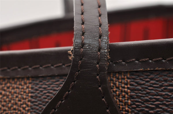 Authentic Louis Vuitton Damier Neverfull PM Shoulder Tote Bag N51109 LV 7011I