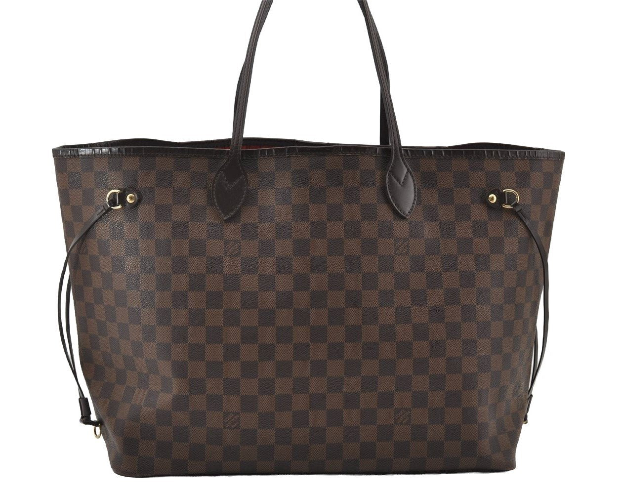 Authentic Louis Vuitton Damier Neverfull GM Shoulder Tote Bag N51106 LV 7022I