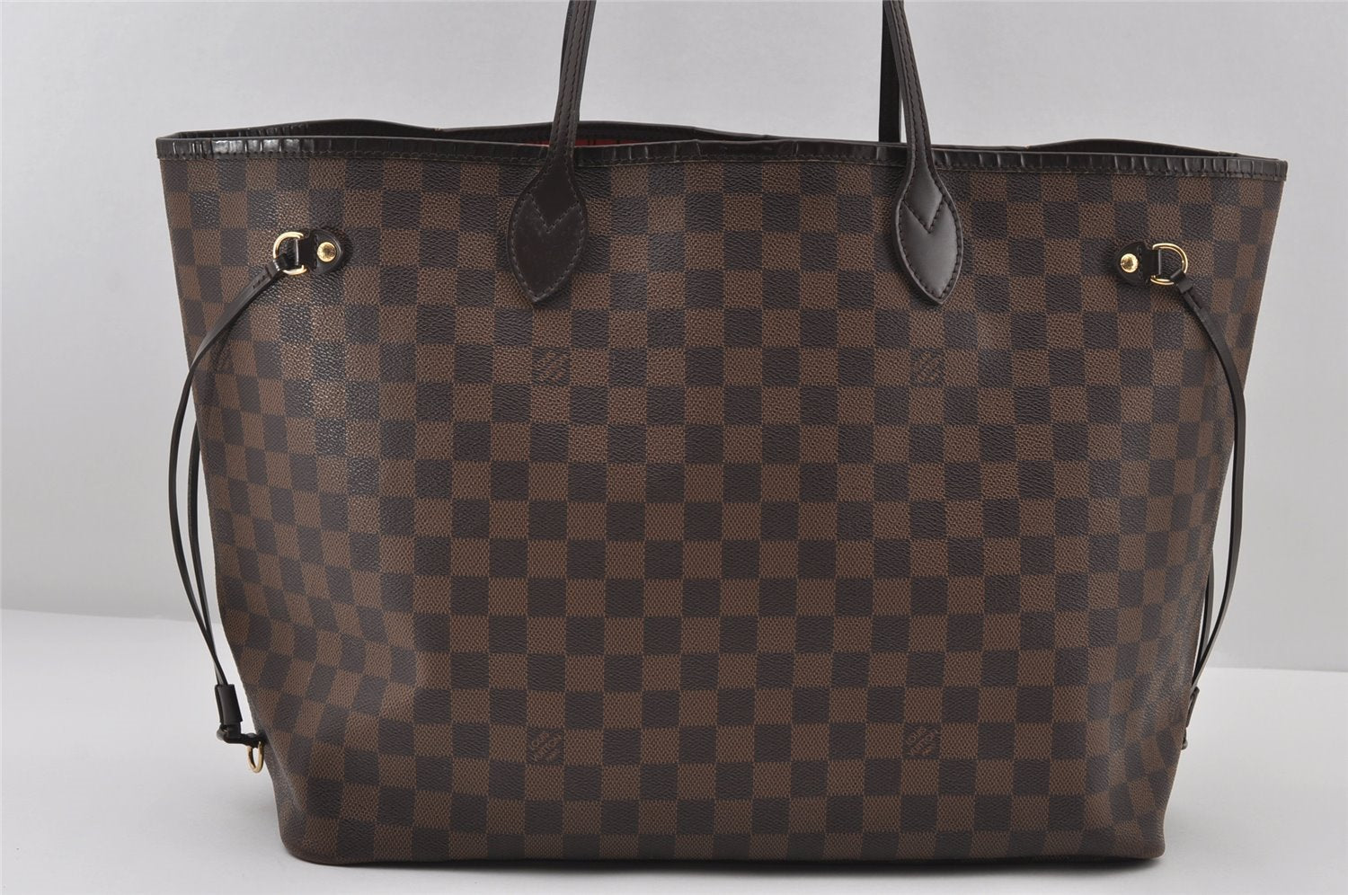 Authentic Louis Vuitton Damier Neverfull GM Shoulder Tote Bag N51106 LV 7022I