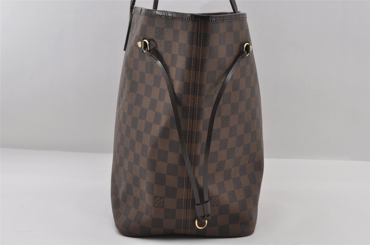 Authentic Louis Vuitton Damier Neverfull GM Shoulder Tote Bag N51106 LV 7022I