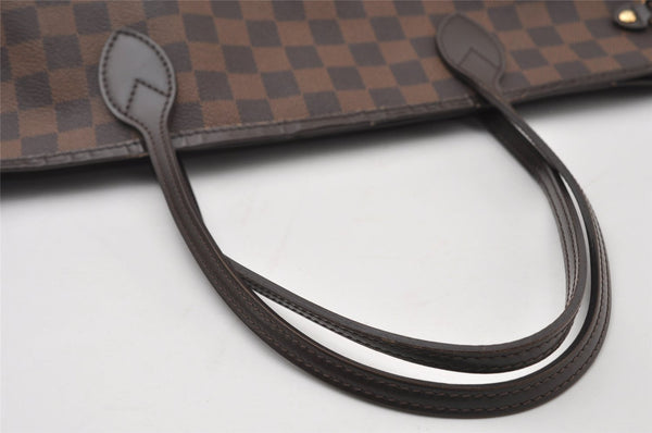Authentic Louis Vuitton Damier Neverfull GM Shoulder Tote Bag N51106 LV 7022I