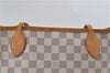 Authentic Louis Vuitton Damier Azur Neverfull MM Tote Bag N51107 LV 7023D