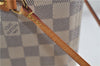 Authentic Louis Vuitton Damier Azur Neverfull MM Tote Bag N51107 LV 7023D