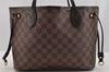 Authentic Louis Vuitton Damier Neverfull PM Shoulder Tote Bag N51109 LV 7023I