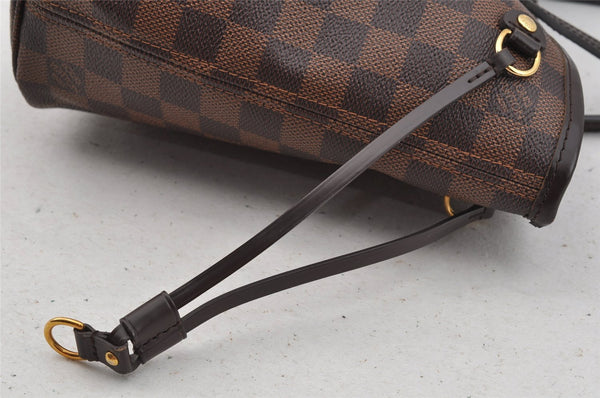 Authentic Louis Vuitton Damier Neverfull PM Shoulder Tote Bag N51109 LV 7023I