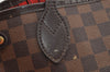 Authentic Louis Vuitton Damier Neverfull PM Shoulder Tote Bag N51109 LV 7023I