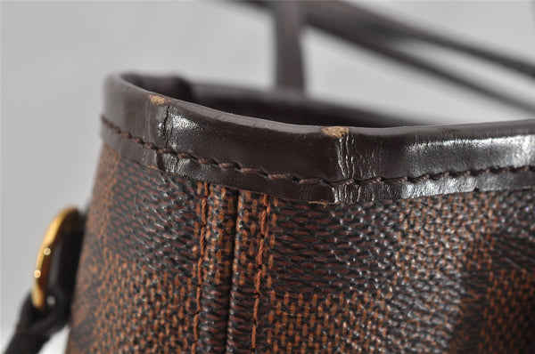 Authentic Louis Vuitton Damier Neverfull PM Shoulder Tote Bag N51109 LV 7023I