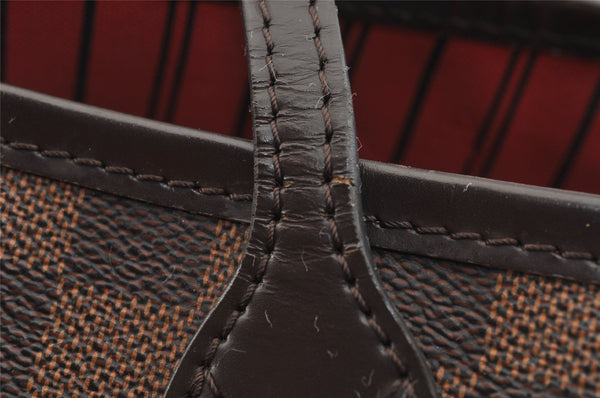 Authentic Louis Vuitton Damier Neverfull PM Shoulder Tote Bag N51109 LV 7023I