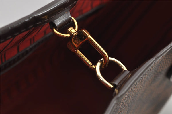 Authentic Louis Vuitton Damier Neverfull PM Shoulder Tote Bag N51109 LV 7023I