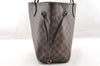 Authentic Louis Vuitton Damier Neverfull MM Shoulder Tote Bag N51105 LV 7025I