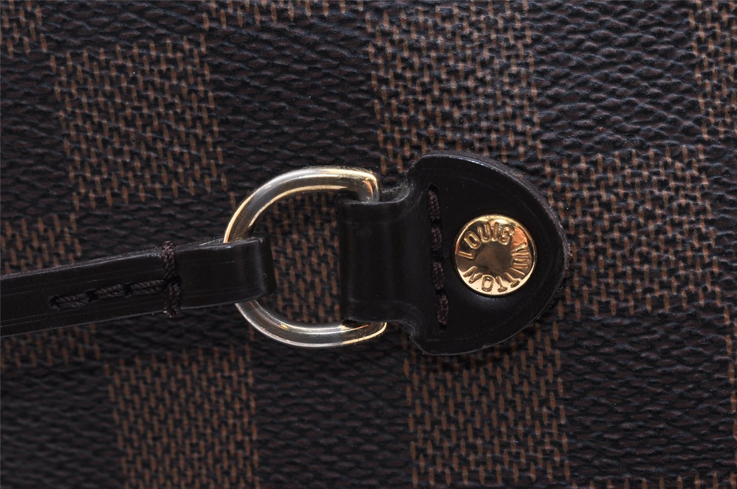 Authentic Louis Vuitton Damier Neverfull MM Shoulder Tote Bag N51105 LV 7025I