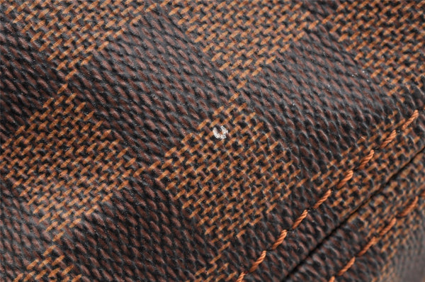 Authentic Louis Vuitton Damier Neverfull MM Shoulder Tote Bag N51105 LV 7025I