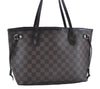 Authentic Louis Vuitton Damier Neverfull PM Shoulder Tote Bag N51109 LV 7119C