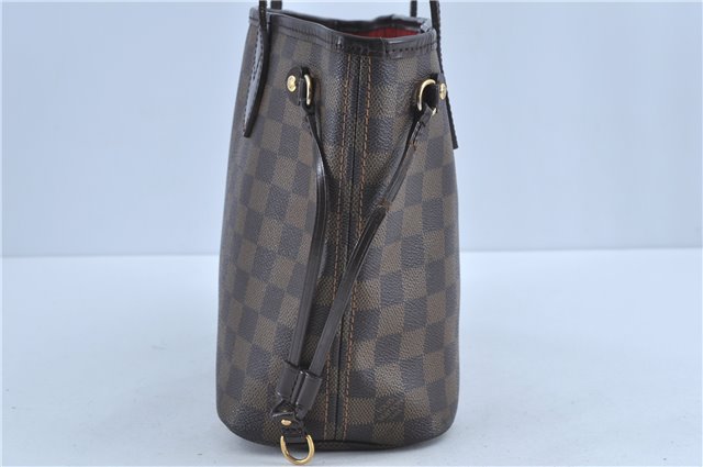 Authentic Louis Vuitton Damier Neverfull PM Shoulder Tote Bag N51109 LV 7119C