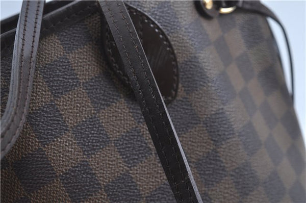 Authentic Louis Vuitton Damier Neverfull PM Shoulder Tote Bag N51109 LV 7119C