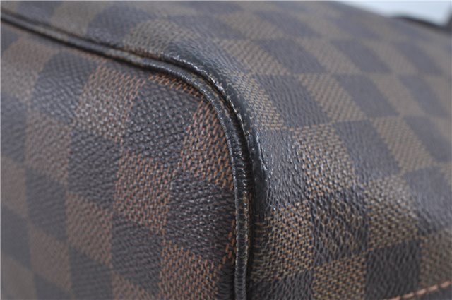 Authentic Louis Vuitton Damier Neverfull PM Shoulder Tote Bag N51109 LV 7119C