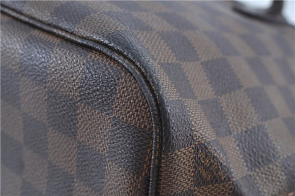 Authentic Louis Vuitton Damier Neverfull PM Shoulder Tote Bag N51109 LV 7119C