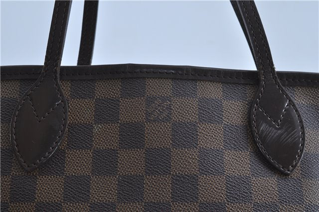 Authentic Louis Vuitton Damier Neverfull PM Shoulder Tote Bag N51109 LV 7119C