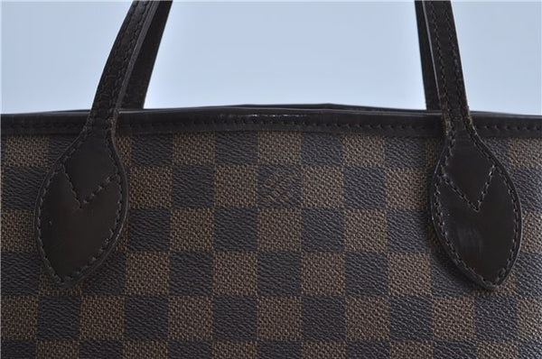 Authentic Louis Vuitton Damier Neverfull PM Shoulder Tote Bag N51109 LV 7119C