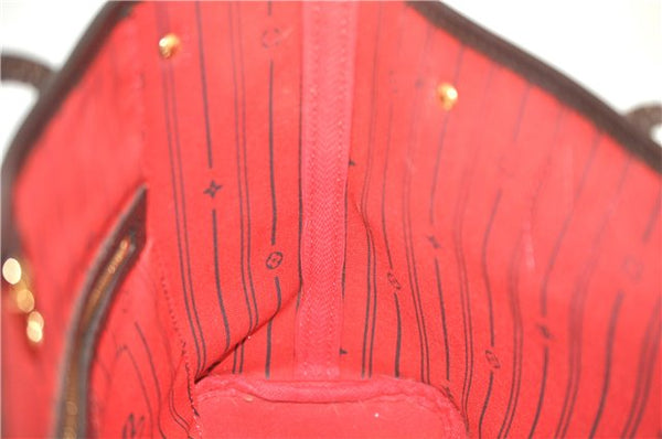 Authentic Louis Vuitton Damier Neverfull PM Shoulder Tote Bag N51109 LV 7119C