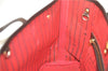 Authentic Louis Vuitton Damier Neverfull PM Shoulder Tote Bag N51109 LV 7119C