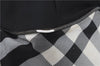 Authentic BURBERRY BLUE LABEL Check Shoulder Tote Bag Nylon Leather Black 7179D