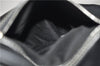 Authentic BURBERRY BLUE LABEL Check Shoulder Tote Bag Nylon Leather Black 7179D