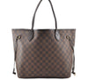Authentic Louis Vuitton Damier Neverfull MM Shoulder Tote Bag N51105 LV 7180I